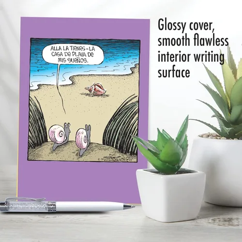 Miniatura 3 de NobleWorks Tarjeta de felicitación para el nuevo hogar español con sobre de 5 x 7 pulgadas (1 tarjeta) Casa de Playa de tus Ensueño C2422NHG-SL
