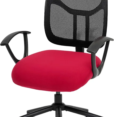 Miniatura 21 de Fundas elásticas para asiento de silla de oficina de escritorio - Funda universal de spandex para silla de computadora - Fundas removibles lavables