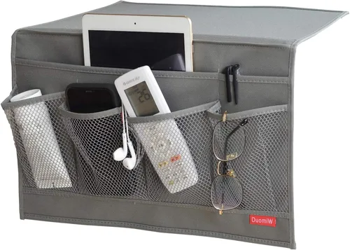 Miniatura 10 de Organizador de Almacenamiento para Mesita de Noche, Caddy para Mesita de Noche, Organizador de Almacenamiento de Armario de Mesa, Control Remoto