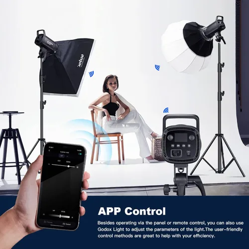 Miniatura 3 de Godox Luz de video LED SL60IIID, 60Ws versión blanca 5600K Iluminación de salida convincente con montaje Bowens, CRI 96+TLCI97+para grabación