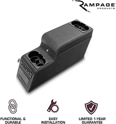 Miniatura 6 de Consola del centro de bloqueo de Rampage, Estándar, Denim Black