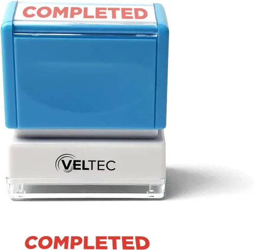 Miniatura 5 de Veltec Sello de mensaje preentintado premium, tinta roja (confidencial)