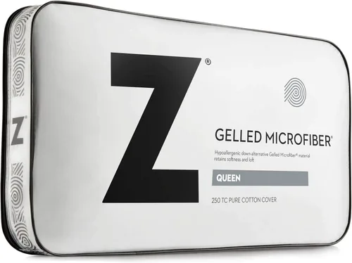 Miniatura 5 de Z - Almohada de cama de microfibra gelificada, tamaño Queen
