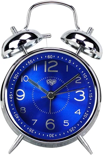 Miniatura 12 de Sherry Nightlight Despertador 4" Redondo Silencioso Despertador Mesita de noche Reloj de viaje sin tictac Beige