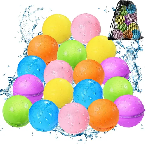Miniatura 12 de 12 globos de bomba de agua reutilizables, juguete de verano para niños y niñas, juguetes de playa para niños de 3 a 12 años, actividades al aire