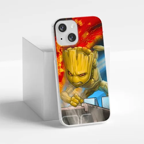 Miniatura 6 de ERT GROUP Caja del teléfono móvil para Xiaomi REDMI Note 10/10S Original y con licencia oficial Marvel Patrón Groot 003 adaptado de manera óptima a