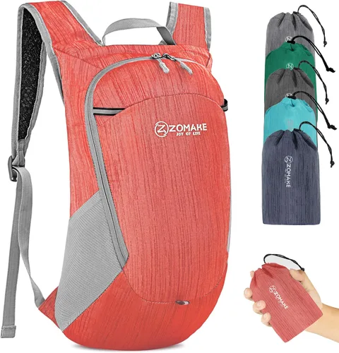 Miniatura 8 de ZOMAKE Mochila ultraligera plegable de 20L, mochilas plegables pequeñas resistentes al agua para senderismo, mochila de día colapsable para mujeres