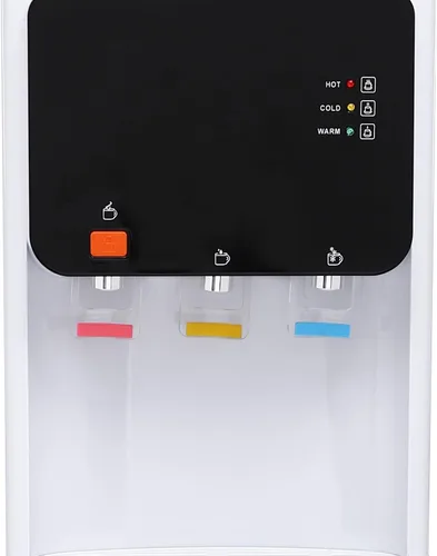 Miniatura 3 de Top Loading - Dispensador de enfriador de agua para botellas de 1 a 4 galones, dispensador eléctrico de frío y calor con 3 temperaturas y bloqueo