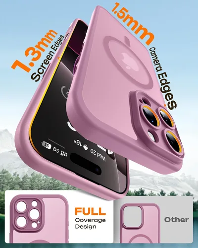 Miniatura 333 de TOCOL Funda para iPhone 11, compatible con Magsafe, protección completa de cámara, imanes integrados, protección contra caídas, funda translúcida
