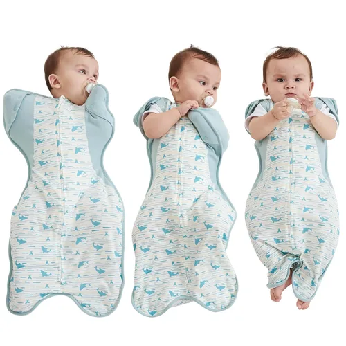 Miniatura 13 de Manta para recién nacidos, mantas para bebés de 0 a 3 meses, 5-13 libras, manta con brazos arriba para recién nacidos de 0 a 3 meses, con tela que