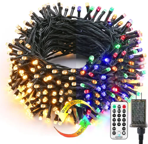 Miniatura 21 de Brizled Luces de Navidad inteligentes, 66 pies, 200 luces LED que cambian de color, aplicación y control de voz, luces de árbol de Navidad Blanco