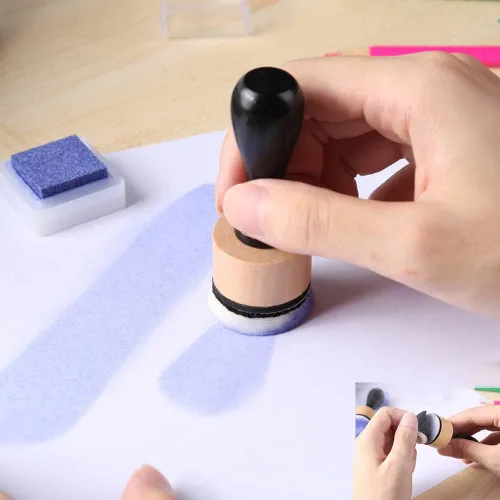 Miniatura 5 de Juego de 129 mini herramientas de mezcla de tinta, incluye 3 mini herramientas de mezcla de tinta y 86 almohadillas de espuma de repuesto, 40 discos