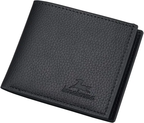 Miniatura 46 de Cartera delgada para hombre con monedero, cartera minimalista con cremallera, carteras plegables para hombre con tarjetero de crédito, cartera