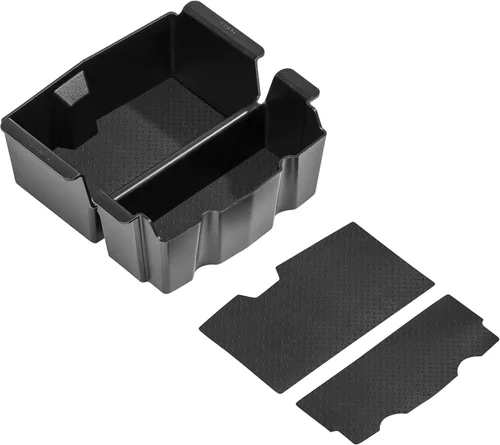 Miniatura 9 de Vehicle OCD Bandeja organizadora de consola central con forros negros para Jeep Wrangler JL/JLU (2018-2024) Jeep Gladiator JT Truck (2020-2024)