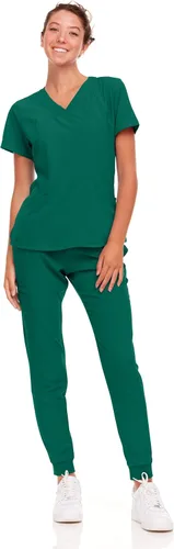 Miniatura 90 de Natural Uniforms Conjunto de ropa quirúrgica elástica para mujer con tallas regulares y pequeñas