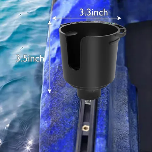 Miniatura 7 de EUPHENG Eupeng - Soporte multifuncional para tazas de kayak, diseño antideslizante, diseño de señuelo, almacenamiento de herramientas, 2 tamaños