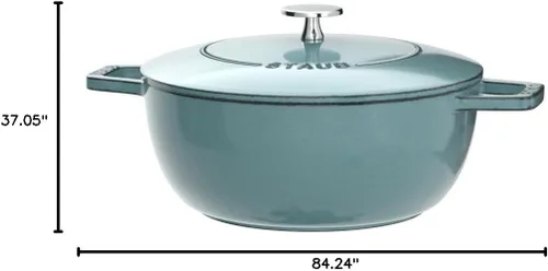 Miniatura 7 de staub Wa-NABE 40501-002 Wanabe Gray S 6.3 pulgadas (16 cm) Fundición de dos asas, olla esmaltada, arroz, compatible con inducción, producto