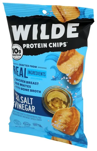 Miniatura 4 de Wilde Brands - Chips de pollo con vinagre de sal marina, 2.25 onzas (paquete de 2)