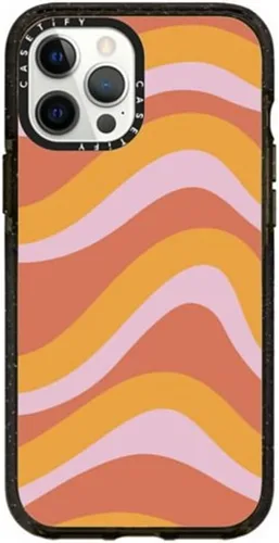 Miniatura 51 de Funda CASETiFY Impact para iPhone 12 Pro Max - Blanco Nubes - Negro Claro Nubes Blancas