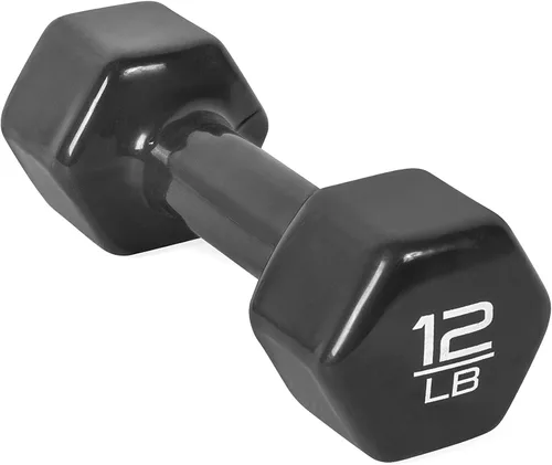 Miniatura 10 de Cap Barbell - Mancuerna con revestimiento de vinilo 1-15 LB (unidad única o par)