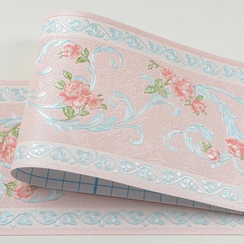 Miniatura 7 de AbaBoorty Papel tapiz con patrón de flores rosas, 196 x 4.1 pulgadas, autoadhesivo para pared, decoración para paredes de dormitorio y sala de estar