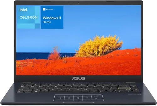 ASUS Portátil de 14 pulgadas, pantalla FHD de 14 pulgadas, Intel Celeron N4500, memoria de 4 GB, eMMC de 64 GB, panel táctil, cámara web, HDMI,
