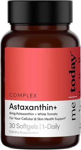 me today Complejo Astaxantina+suplemento de 8 mg - Potentes cápsulas blandas de apoyo antioxidante - Complejo natural de salud de la piel y