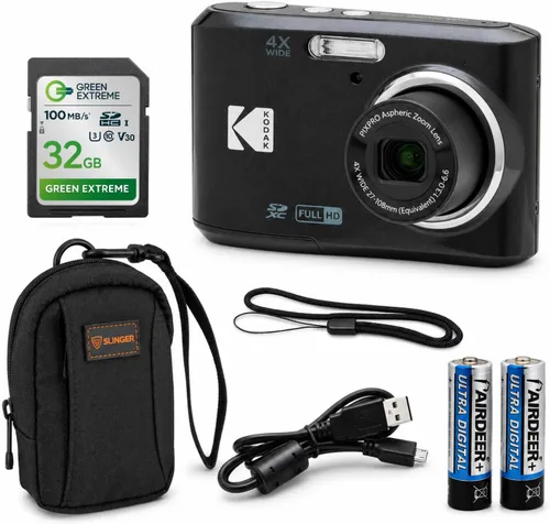 Miniatura 11 de KODAK PIXPRO FZ45-BK - Cámara digital de 16 MP con zoom óptico 4X, gran angular de 27 mm, video Full HD 1080P, pantalla LCD de 2.7" para vlogging