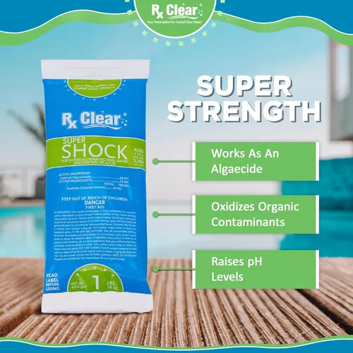 Miniatura 2 de Rx Clear Kit de arranque de resorte Productos químicos para abrir piscinas Sobre el suelo o en tierra hasta 30,000 galones Incluye