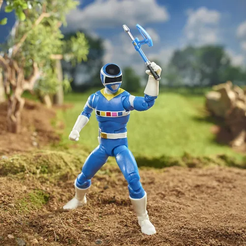 Miniatura 6 de Power Rangers Lightning Collection in Space Blue Ranger & Galaxy Glider - Figura de acción coleccionable de 6 pulgadas, múltiples accesorios