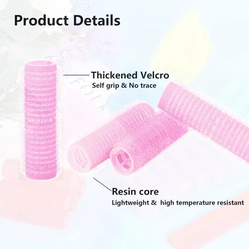 Miniatura 4 de 18 rizadores de pelo pequeños con autoagarre, sin calor, rizadores de peluquería, rizadores de peluquería para bricolaje, rizadores de pelo rizados