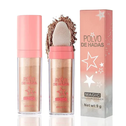 Miniatura 10 de Polvo De Hadas Polvo De Hadas - Polvo de Hadas 3D de Alto Brillo Polvo Suelto Purpurina Polvo de Colorete Facial Polvo Brillante para Ojos, Cara