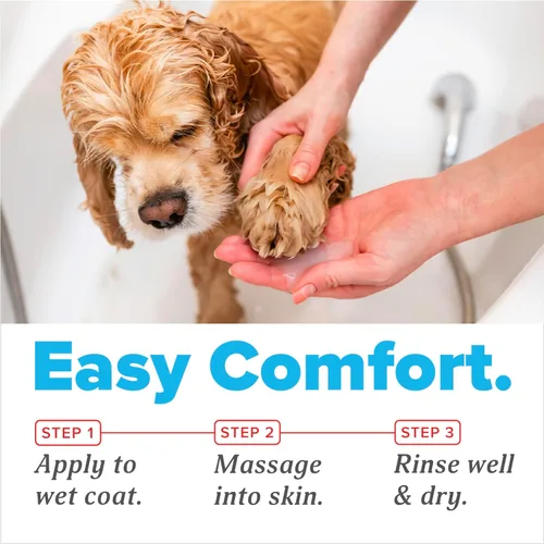 Miniatura 6 de TropiClean OxyMed - Champú para perros para alergias y picazón, suave champú hidratante de avena y aloe para alergias estacionales e irritantes