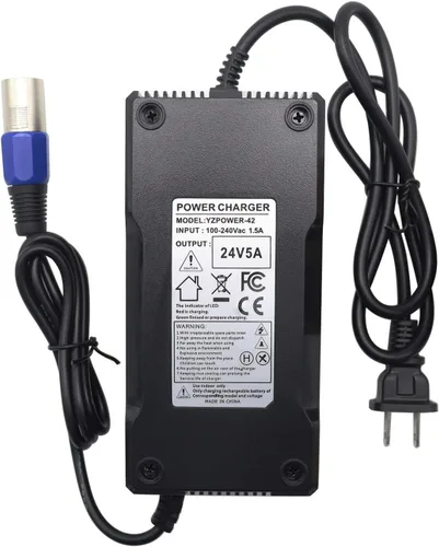 Miniatura 2 de Cargador de batería de 24V 5A para EA1065, S150 180 X-CEL, Jazzy 1107 614HD Smart Automatic