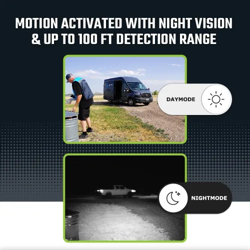Miniatura 5 de Cámara de Seguridad Celular TACTACAM Defend: LTE, Sin Necesidad de WiFi, Foto 4K + Video 1080p, Flash IR de 100 Pies, 8GB Internos + SD