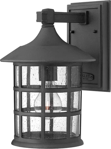 Miniatura 14 de Hinkley Freeport - Linterna pequeña de 1800 oz para montaje en pared, diseño de Nueva Inglaterra, aluminio fundido, vidrio semillero transparente