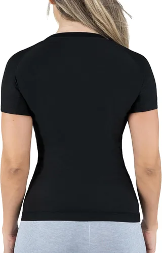 Miniatura 4 de Kewlioo Camiseta de sauna que atrapa el calor para mujer, chaleco de compresión, faja moldeadora de traje de sauna, suda más y luce genial