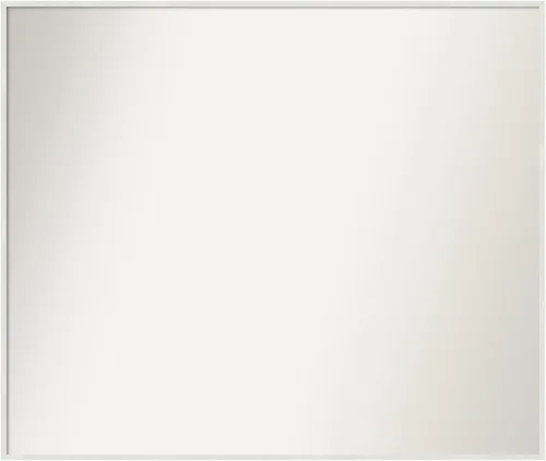 Miniatura 1039 de Amanti Art Espejo de baño blanco para sobre el fregadero, 32 x 45 pulgadas, espejo de tocador rectangular blanco esbelto, marco de madera moderno