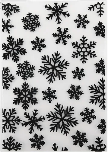 Miniatura 21 de DzIxY Carpetas de plástico en relieve de Feliz Navidad para suministros de fabricación de tarjetas, plantillas de papel 3D para álbumes de recortes