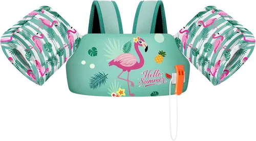 Miniatura 11 de HeySplash Chaleco de natación para niños pequeños, flotadores para niños de 22 a 44 libras/22 a 55 libras, chaqueta de natación para niños