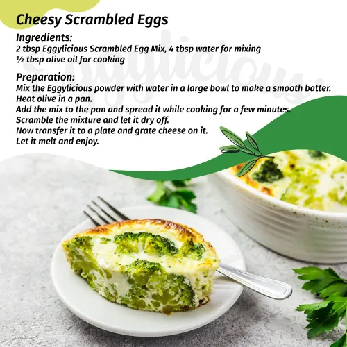 Miniatura 4 de Eggylicious Mezcla para Huevos Revueltos – Hecha con Huevos Enteros Libres de Hormonas/Rica en Proteína – Desayuno Fácil y Delicioso – Ideal