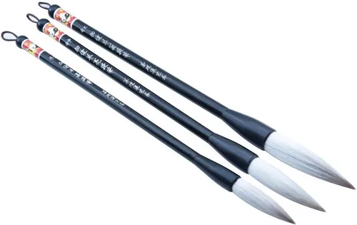 Easyou Cepillo chino Hu para caligrafía (escritura de funcionamiento) y dibujo Sumi (flor, peonía) Jianhao (pelo de cabra mezclado con lobo) 3