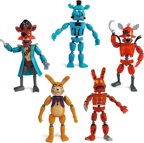 Miniatura 2 de Toysvill Inspirado en el juego Five Nights FNAF Colección Piratas Juego de 5 figuras de acción de Freddi