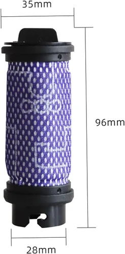 Miniatura 2 de TOPINCN Reemplazo de filtro de vacío, accesorios de filtro de aspiradora lavable, 4 piezas de filtro de repuesto para aspiradora, kit de filtro