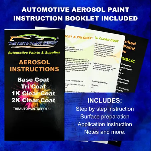 Miniatura 7 de Pintura de retoque para Honda - Crystal Black Pearl NH-731P - (todos los años, todos los modelos) aerosol en spray con capa transparente