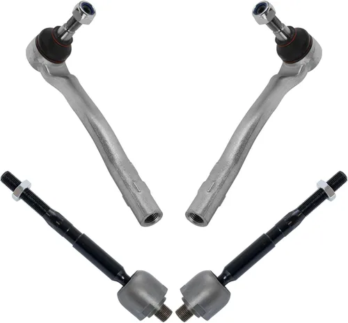 Miniatura 71 de TRQ Juego de barras de acoplamiento delanteras interiores y exteriores de 4 piezas compatible con Jeep Cherokee 1991-2001 y Comanche 91-92