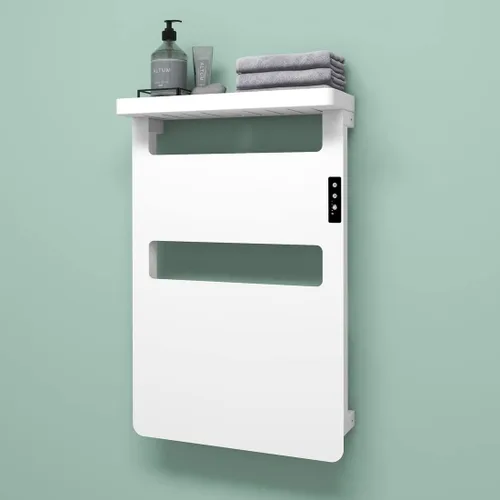 Miniatura 12 de Toallero térmico para baño, calentador de toallas con temporizador montado en la pared, calentador de toallas eléctrico, calentador de toallas