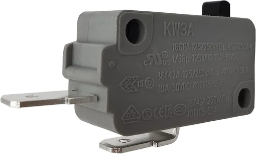 Miniatura 8 de Interruptor de puerta de horno de microondas KW3A 16A 125/250V Interbloqueo de puerta (2 normalmente abiertos y 1 normalmente cerrado)