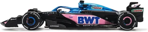 Miniatura 3 de HTLNUZD 2023 1/43 F1 Team A523#31 E.Ocon Aleación Modelo de Coche de Carreras para BWT-Alpine Die Cast Adultos Colección Coches Regalo Azul