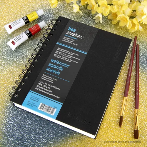 Miniatura 3 de Bee Paper - Diario de acuarela Bee Creative de 5.5" x 8